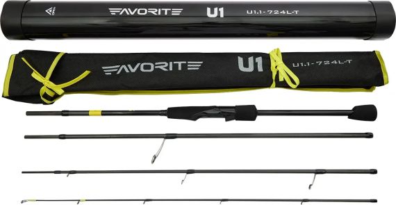 Спінінг Favorite U1 724L-T 2.18m 3-12g Fast (4 част.) | Зображення 2