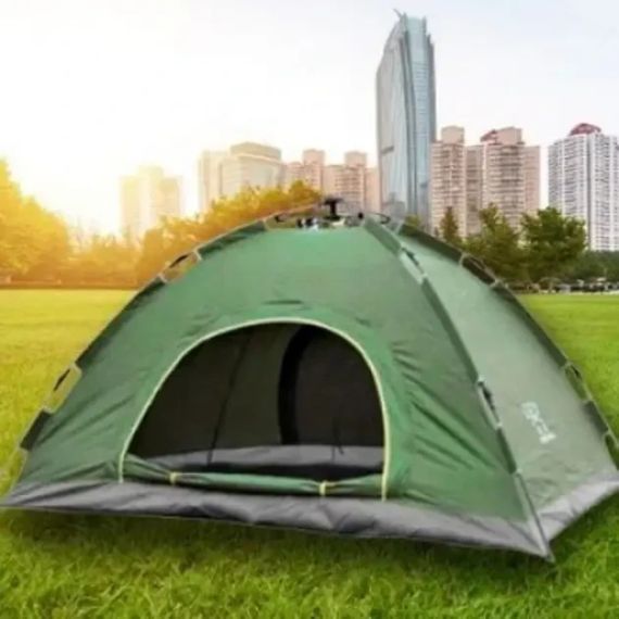 Автоматичний намет туристичний 4-місний 2x2 м Easy-Camp Палатка для кемпінгу з москітною сіткою | Зображення 1