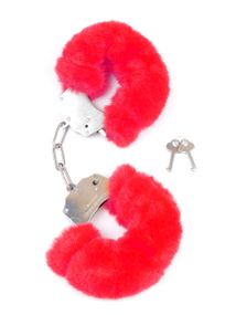 Наручники Fetish Boss SeriesFurry Cuffs Red Sex Aura