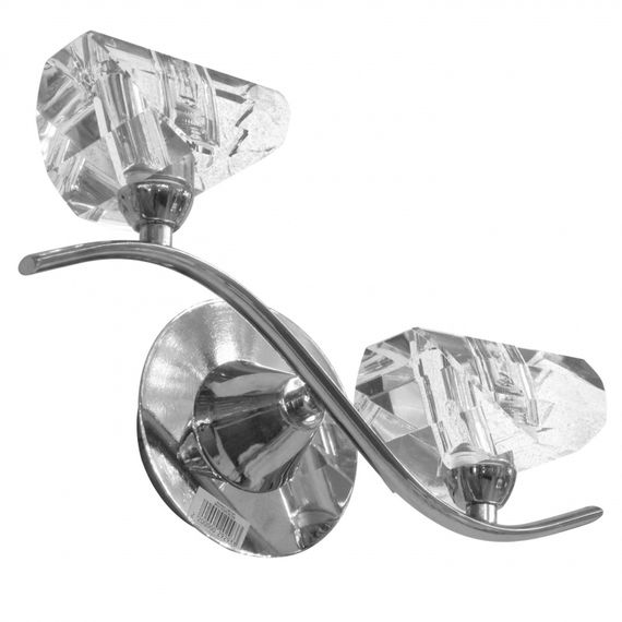Бра галогенное настенное накладное BR-01 151W/2 G9 CHR