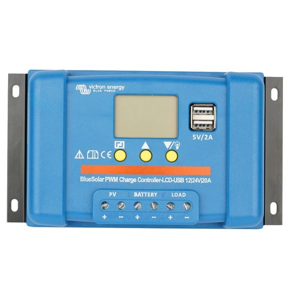 Victron Energy BlueSolar PWM-LCD&USB 12/24V-20A(20A, 12/24В) Контролер заряду | Зображення 3