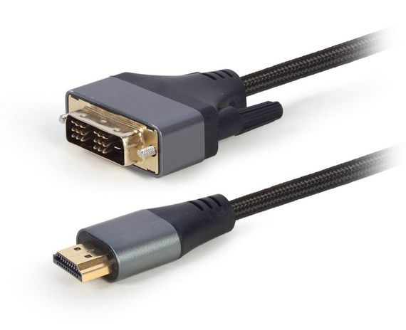 Кабель Cablexpert CC-HDMI-DVI-4K-6, HDMI на DVI, 1.8м | Зображення 1