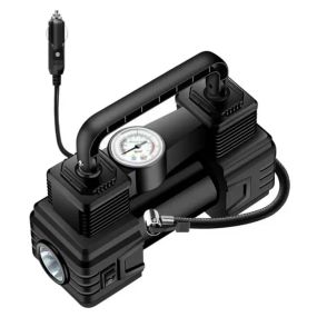 Портативний автомобільний компресор з дисплеєм та живленням від прикурювача Air pump XL-1025 12V