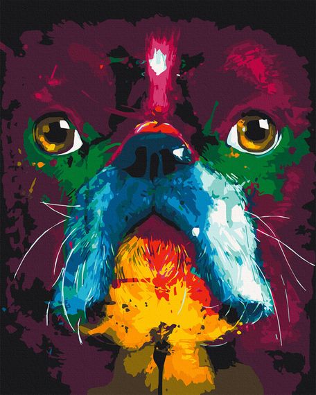 Картина по номерам "Французький бульдог" 11650-AC 40х50