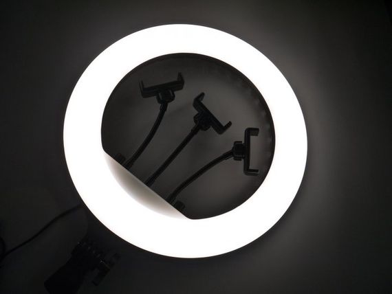 Оригинальная лампа RL-14 Кольцевая LED лампа 36см 220V | Зображення 3
