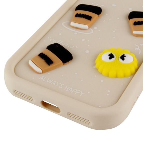 Чехол TPU Toys Case with Ears для Apple iPhone 15 (6.1") Sand | Зображення 4