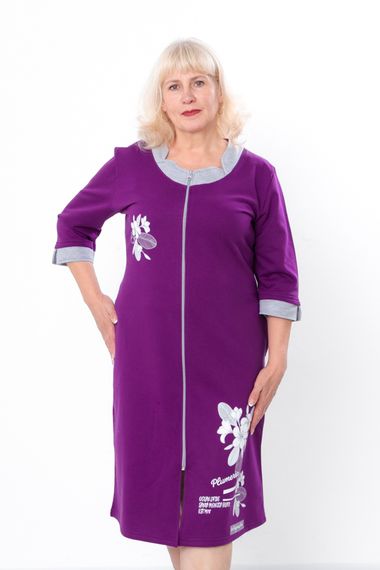 Халат жіночий Носи своє 50 Баклажанний (p-2365-173228)