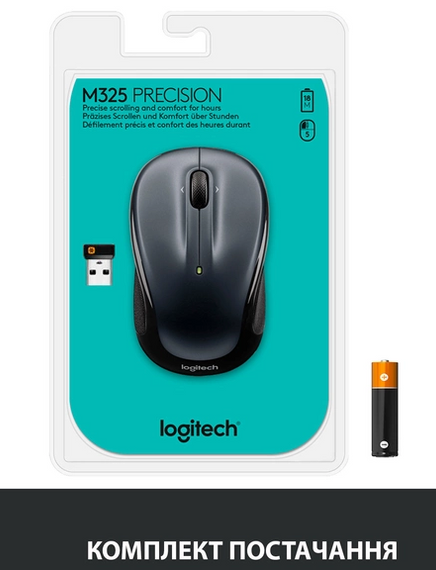 Мишка Logitech M325s Wireless Dark Silver (910-006812) | Зображення 7
