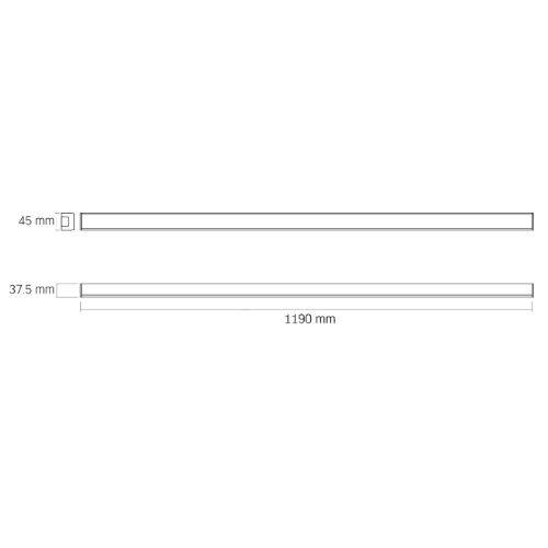 LED Світильник лінійний 50W 1,2м 5000К 220V VL-BN03-50125B Videx | Зображення 3