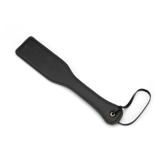Паддл Liebe Seele Black Organosilicon Paddle, 32 см, екошкіра Sex Aura