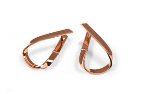 Серьги из красного золота