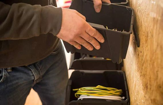 Лоток сортувальний Stanley 240 x 175 x 125 мм Чорний (STST82738-1) | Зображення 1