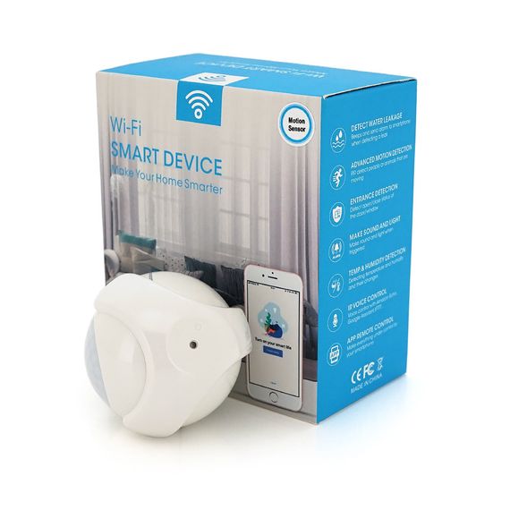 Автономный WiFi датчик движения YOSO Dmotion-WIFI-01 TUYA питания СR123 шт | Зображення 1