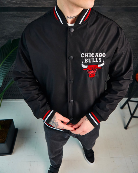 Бомбер Чикаго чорний S XL | Зображення 5