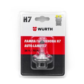 Лампа галогенова для авто Н7 24 вольт, 1 шт. в блістері