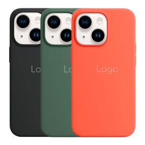 Чохол Silicone Case with MagSafe для iPhone 13 Колір 13.Рожевий