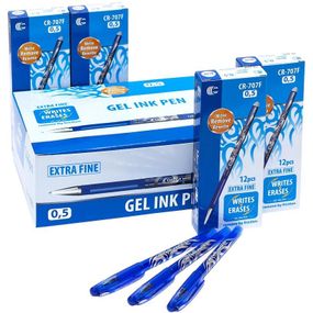 Ручка "С" "пишет-стирает" синяя CR-707F