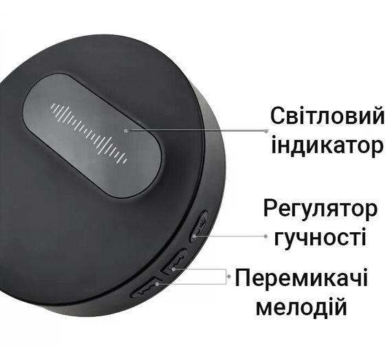 Беспроводной дверной звонок с автономной кнопкой Digital Lion WDB-06, до 180 м, Черный (7803) | Зображення 2