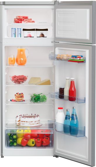 Холод.с верхней мороз. кам. BEKO RDSA240K20XB, 146.5х54х57см, 2 дв., Холод.отд. - 142л, Мороз. отд. - 87л, A+, ST, Серый (RDSA240K20XB)