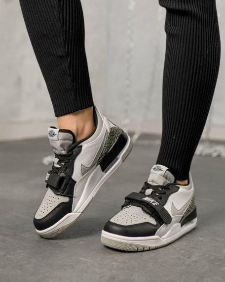 Кросівки Air Jordan Legacy 312 Low White Black Grey , В'єтнам B1401 38 24.5 | Зображення 3