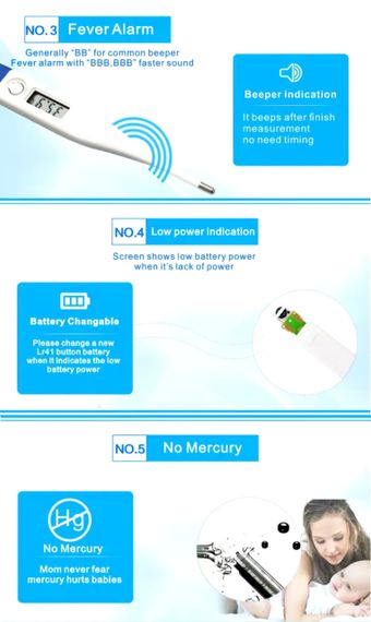 Цифровий медичний термометр | Зображення 6