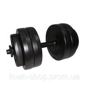 Гантель наборная композитная в пластиковой оболочке Rock pro 13 кг NE-PL-G-013