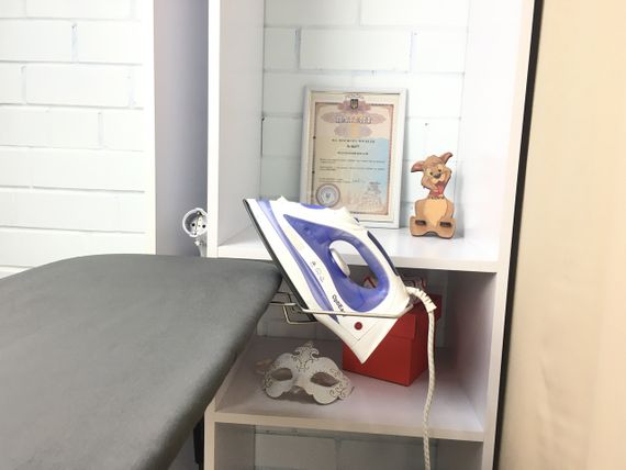 Прасувальна дошка вбудована у шафу, метал з Амортизатором 114*34, Графіт тефлоновий | Зображення 5