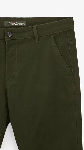 Штани завужені однотонні чоловічі 3167 34 Хакі shop (2000999466274) | Зображення 1