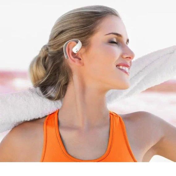 Беспроводные наушники HOCO EQ4 Graceful true wireless BT headset White | Зображення 4