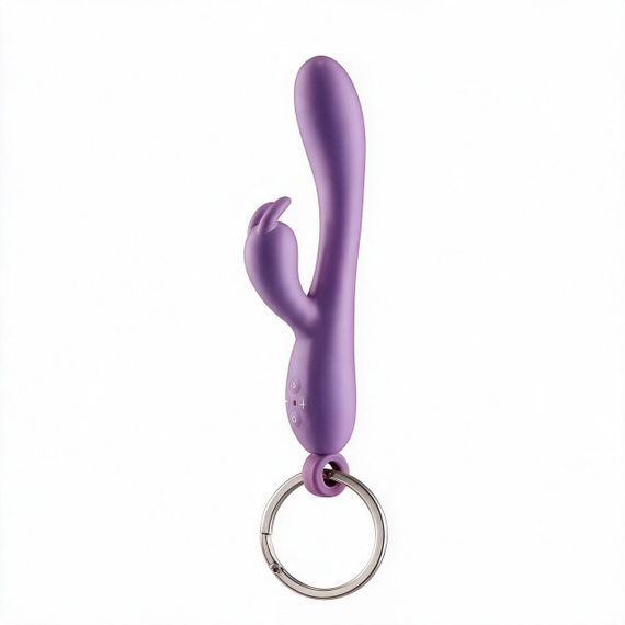 Брелок вібратор-кролик Diverty Sex Purple Sex Aura