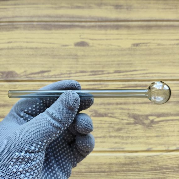 Стеклянная трубка Pocketbowl Long Oil Gray | Зображення 1