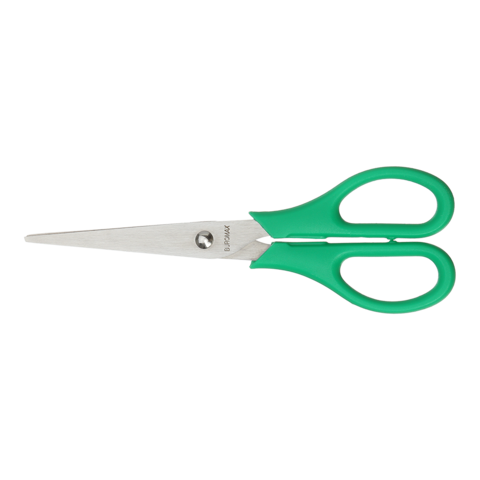 Ножницы офисные BM.4507-04 BUROMAX, 165 мм зелёные, на блистере (4823078928665) | Зображення 2