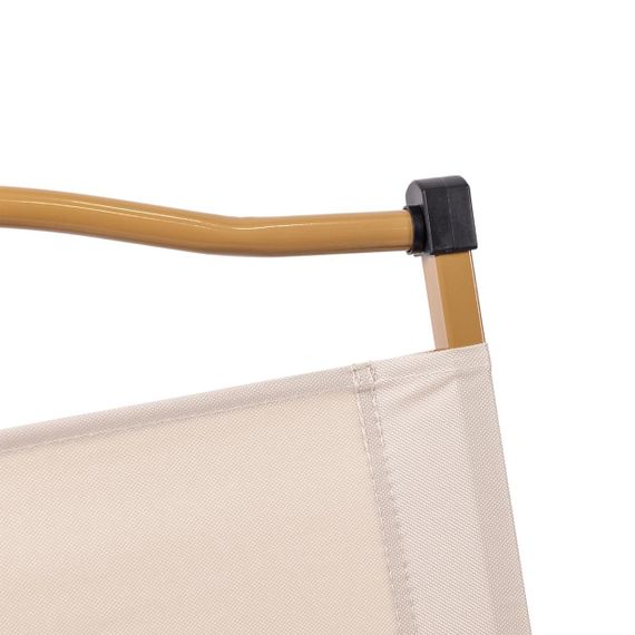 Кресло раскладное туристическое 46х54х75 см кресло складное для пикника на природу Бежевый | Зображення 6