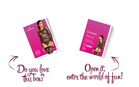 Бодістокінг Obsessive Bodystocking G320 S/M/L, панчохи, боді, декор у вигляді ліній sexstyle | Зображення 7