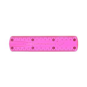 Линейка неломайка 0015(Pink), 15 см  Розовый
