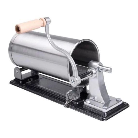 Шприц для ковбаси ручний 2 л горизонтальний ковбасний шприц для фаршу 4 насадки 16788-3 | Зображення 3