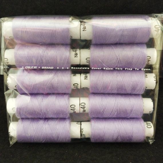 017 Нитки в катушках, швейные 100 полиэстер 40/2 (боб 200м) | Зображення 1
