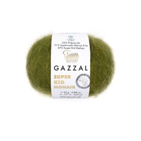 Super Kid Mohair № 64402 Gazzal Турецька пряжа для в'язання нитки кід мохер 64402