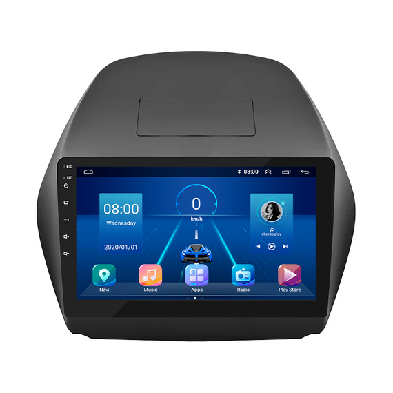 Штатная магнитола Lesko для Hyundai Tucson II 2009-2015 экран 10" 2/32Gb/ 4G/ Wi-Fi Premium GPS Android