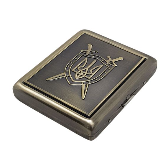 Металлический Футляр без зажигалки  «Герб На Щите» | Зображення 1