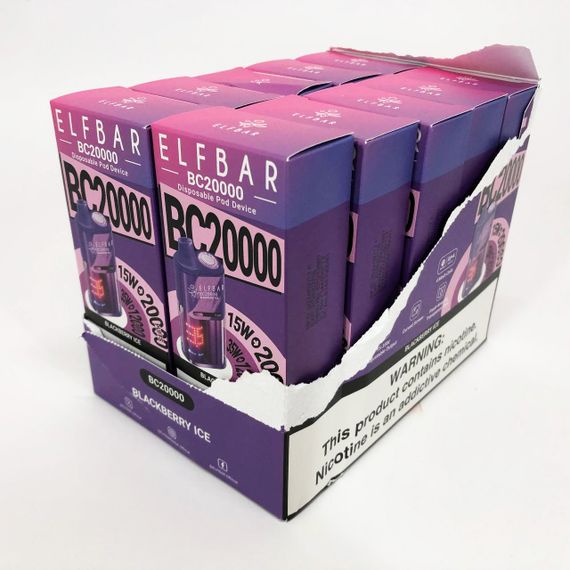 Elf Bar BC20000 смак Ожина (Blackberry Ice) | Зображення 4