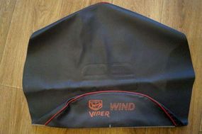 Чохол сидіння скутер VIPER WIND  ,EURO, напис, відбиття з кантом