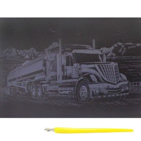 Гравюра Економ А4 ГР-А4-01 Danko Toys, в пакете (4820150912208) Фура. Серебро Вид 27