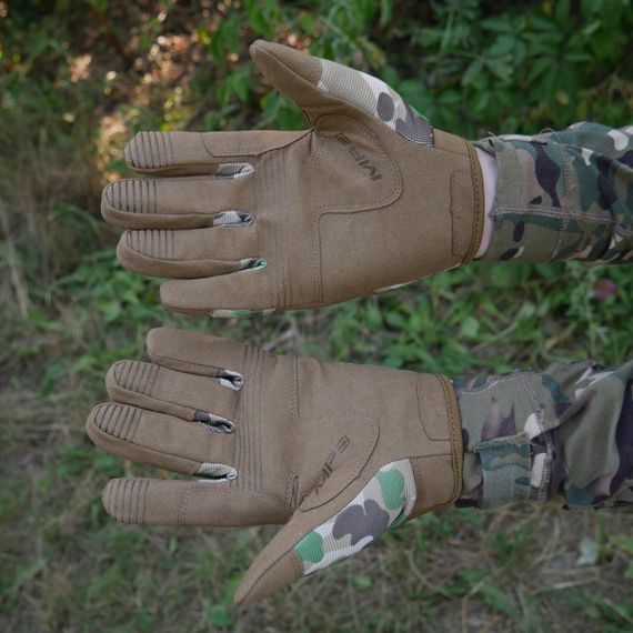 Рукавиці тактичні Mechanix M-Pact 3 з кісточками Мультикам | Зображення 5