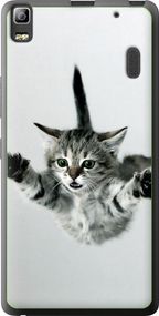 Чехол на Lenovo K3 Note K50-T5 Летящий котёнок "2322u-141-17620"