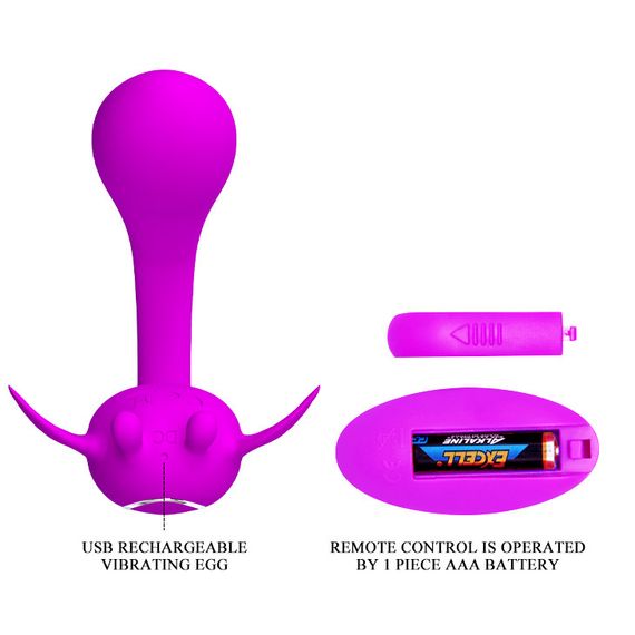 Вібратор - Pretty Love Chimera Stimulator Purple Sex Aura | Зображення 5