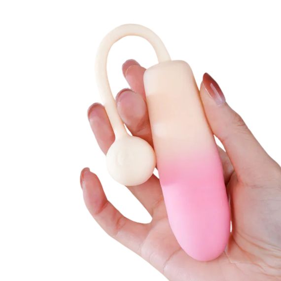 Виброяйцо с фрикциями Zemalia Tanmi + APP, градиент розовый Sex Aura | Зображення 2