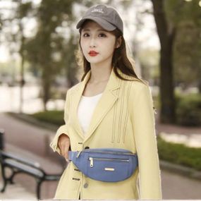 Сумка жіноча бананка Womens backpack XL-1211 Синя