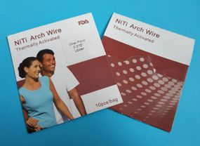 Дуги .018" термоактивні NiTi Arch Wire (Oval Form) ВЩ, 10 шт.