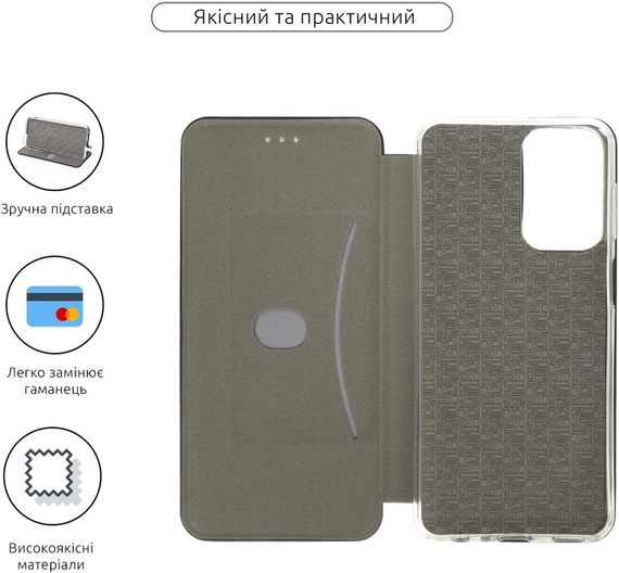 Чохол-книжка Samsung Galaxy A23 Чорний G-Case Ranger | Зображення 2
